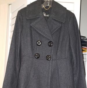 Guess long wool coat sz M